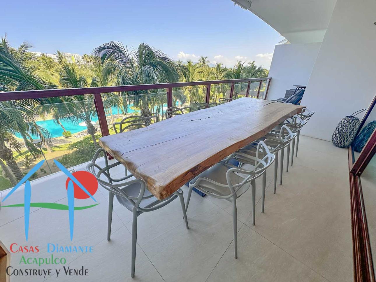 Depto Vacacional con Terraza y Vista a Albercas, 3 Recáms — foto 7