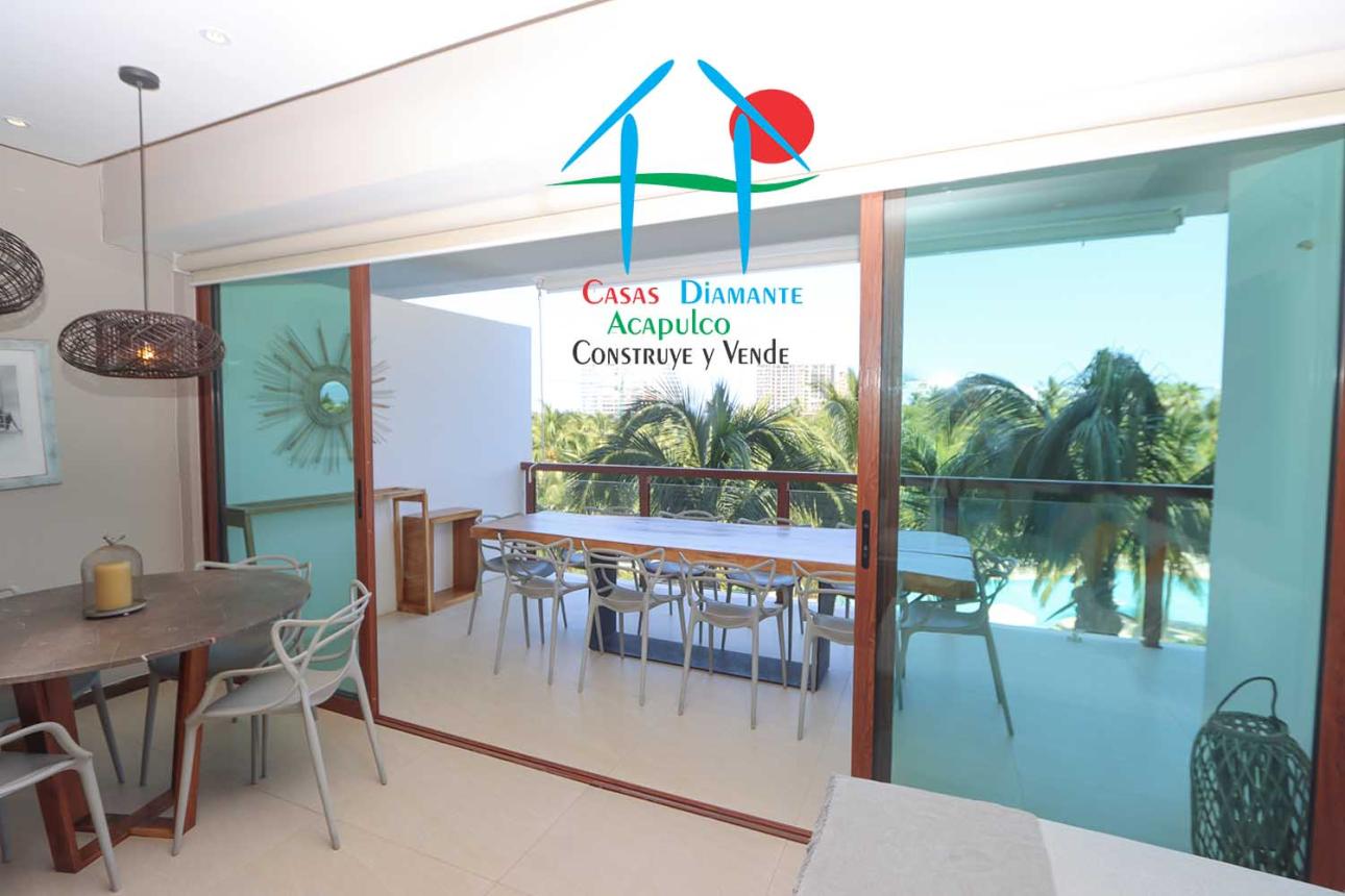 Depto Vacacional con Terraza y Vista a Albercas, 3 Recáms — foto 4