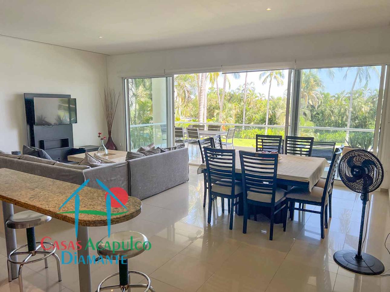 3 rec Amplia terraza con vista al jardín y la alberca — foto 2