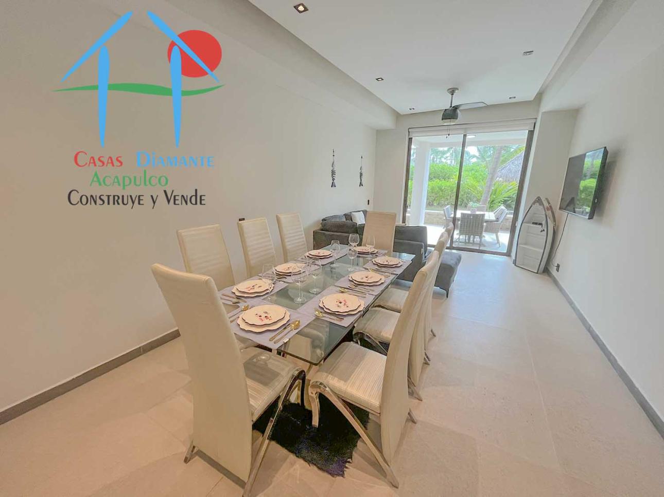 Depa de playa con terraza y jardín privado — foto 2