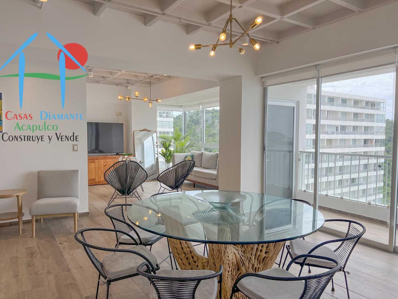 Departamento con terraza, vista a la bahía de Puerto Marqués — foto 2