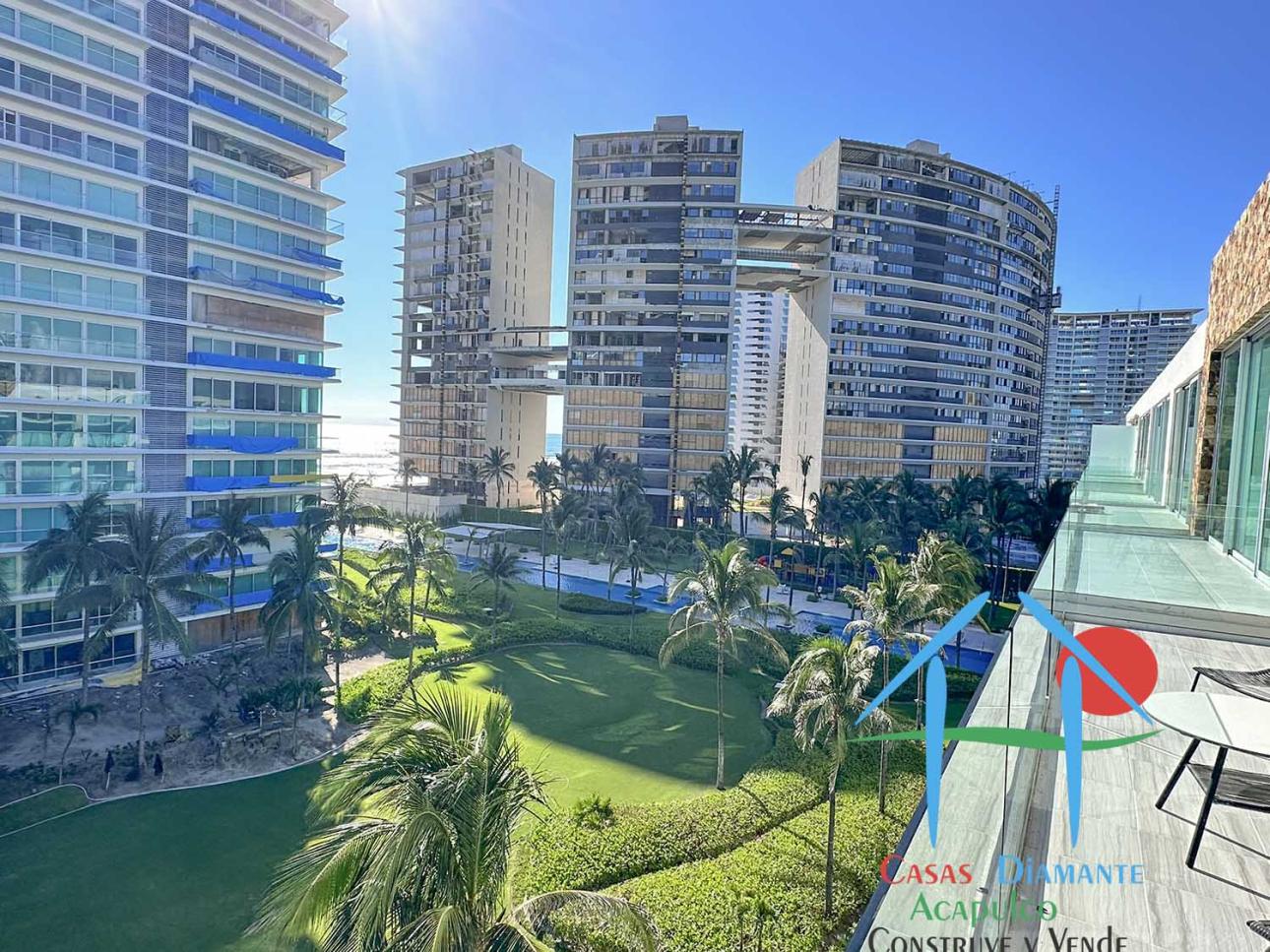 Depa de playa en Diamante con 3 rec y vista parcial al mar — foto 9