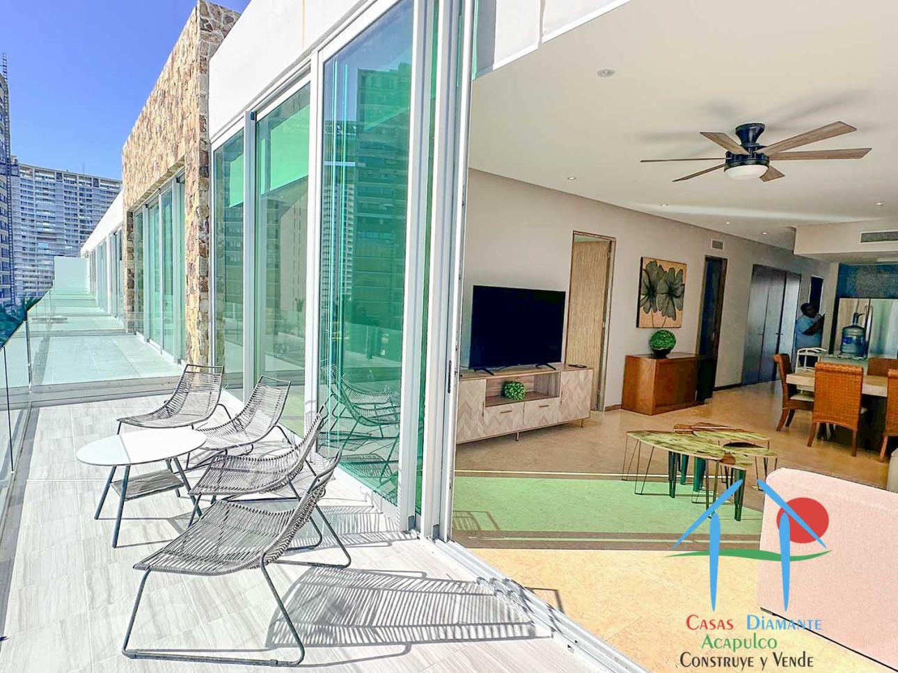 Depa de playa en Diamante con 3 rec y vista parcial al mar — foto 10