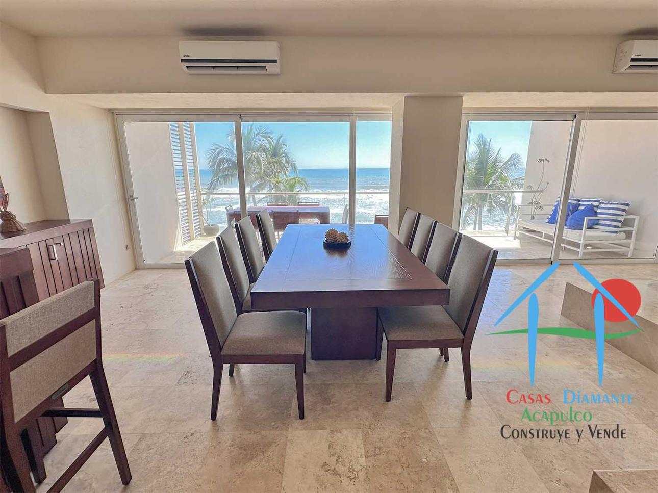 Depa de playa con 4 recámaras, terraza y vista al mar — foto 2