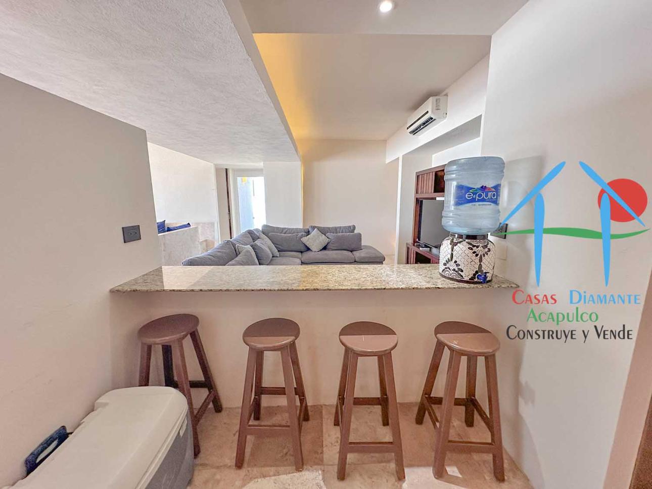 Depa de playa con 4 recámaras, terraza y vista al mar — foto 9