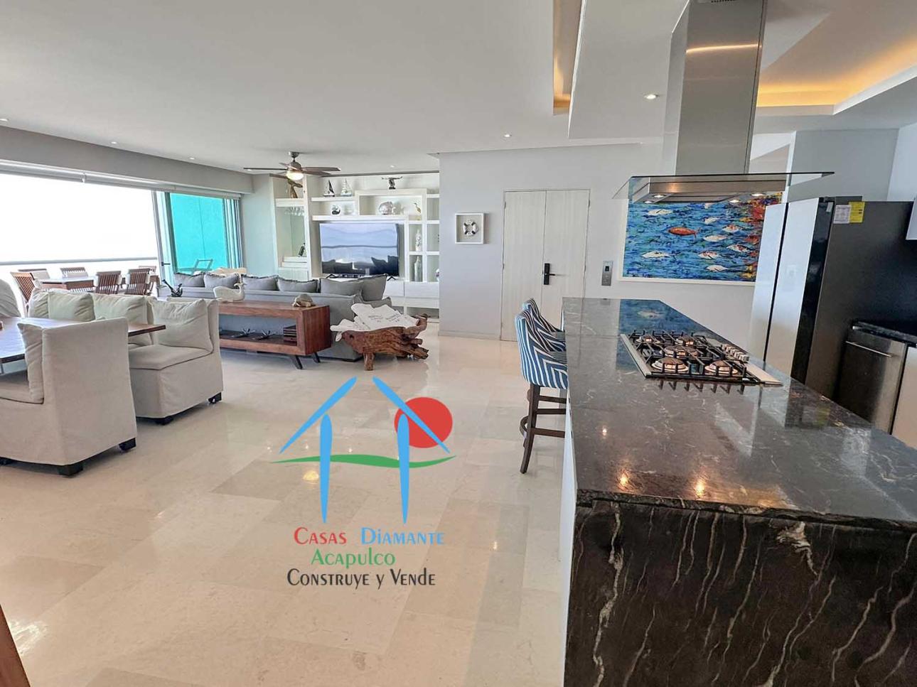 Depa en exclusivo condominio de playa. Con vista al mar — foto 2