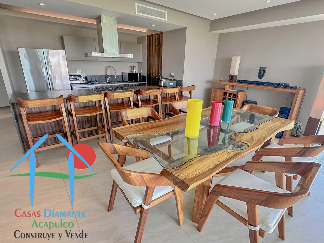 Depa en condominio de playa con terraza en L y vista al mar — foto 3