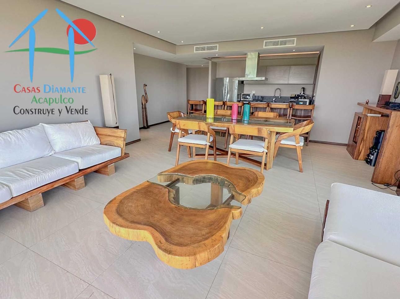 Depa en condominio de playa con terraza en L y vista al mar — foto 2