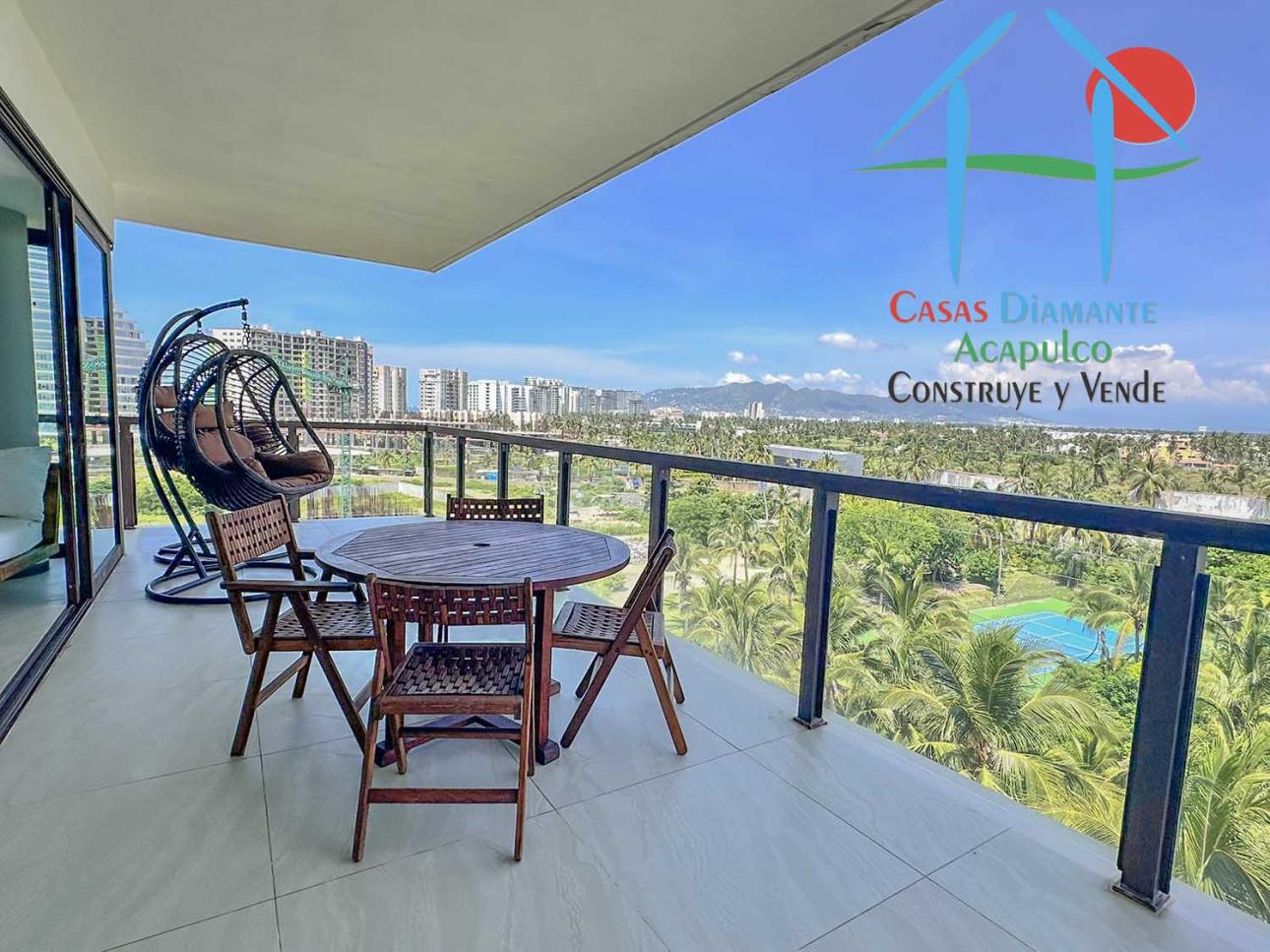 Depa en condominio de playa con terraza en L y vista al mar — foto 9