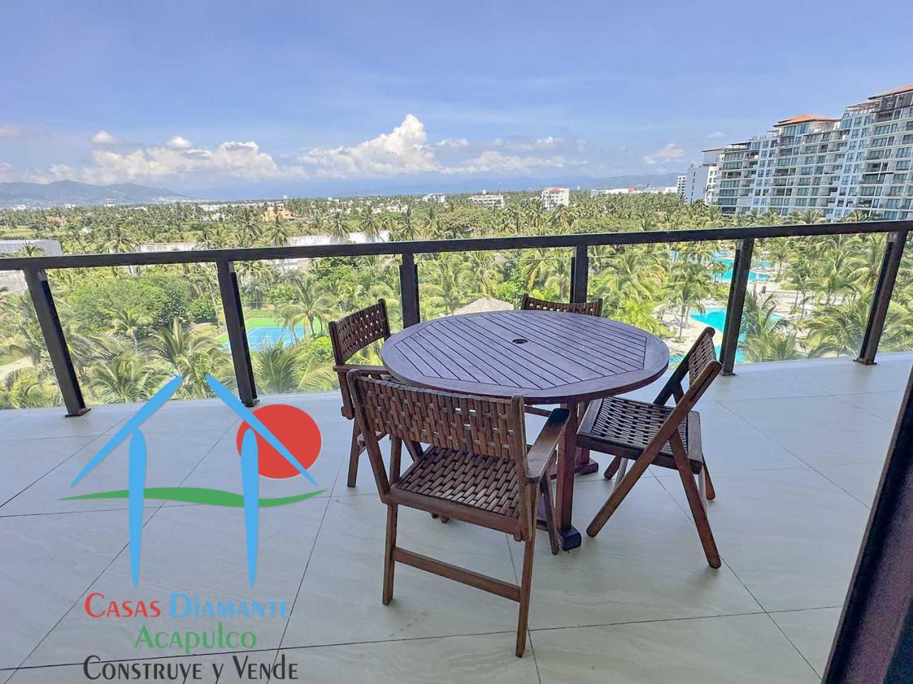 Depa en condominio de playa con terraza en L y vista al mar — foto 7