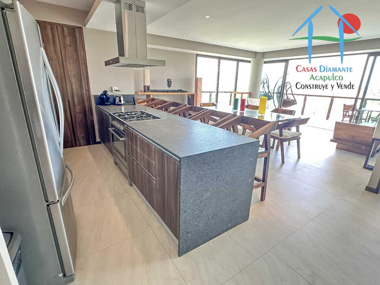 Depa en condominio de playa con terraza en L y vista al mar — foto 12