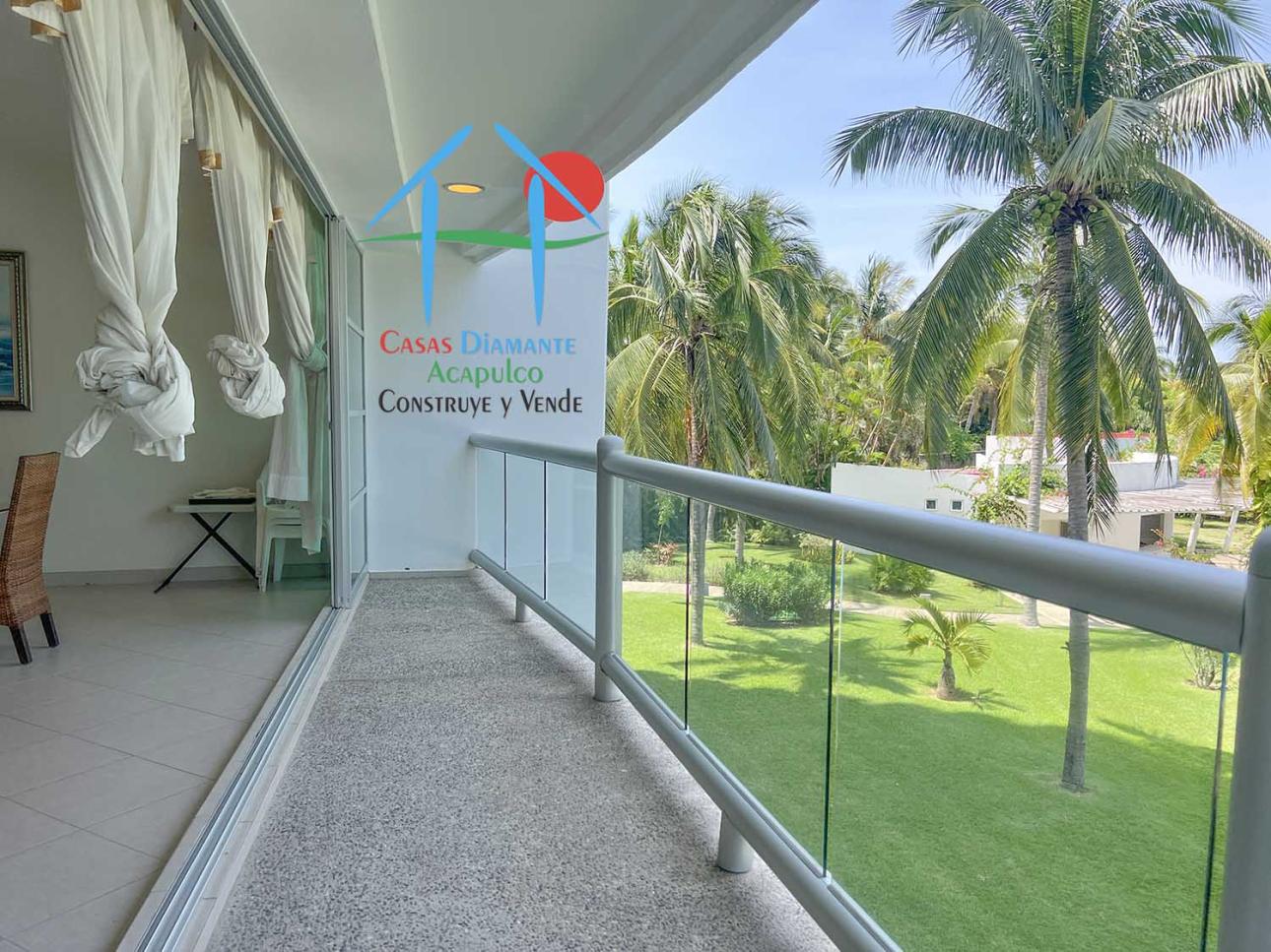 Depa con 3 recámaras y terraza con vista a las albercas — foto 8