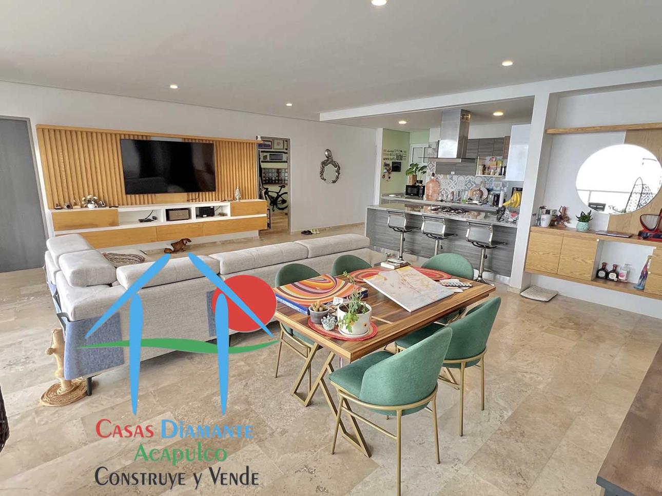 Depa en venta en Zona Dorada. Con 4 recámaras y vista al mar — foto 4