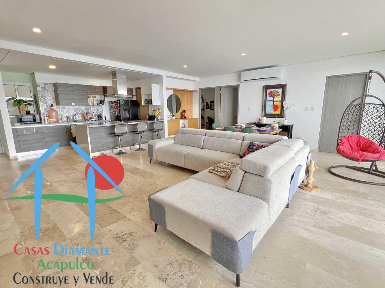 Depa en venta en Zona Dorada. Con 4 recámaras y vista al mar — foto 5