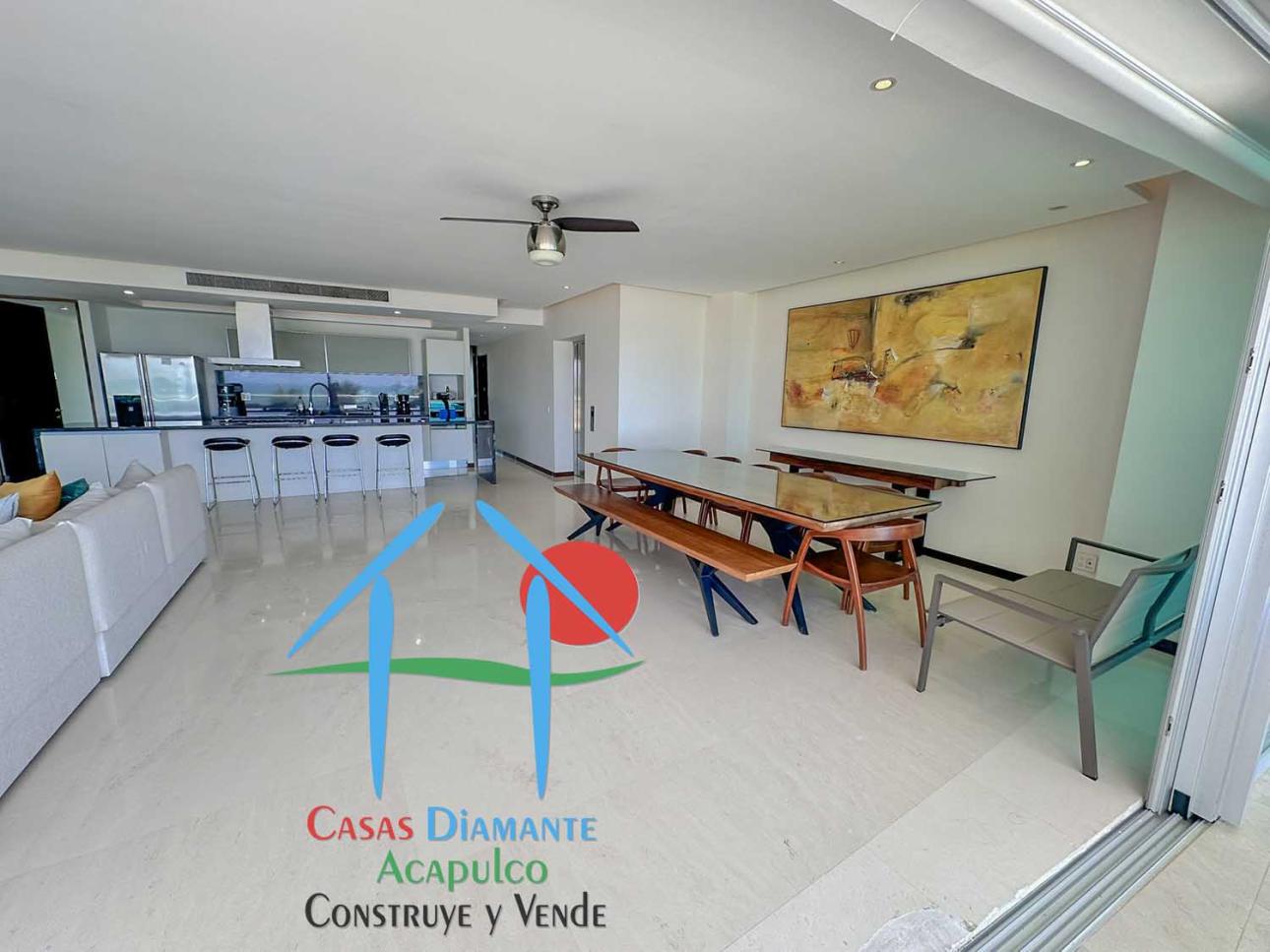 Departamento de playa con 4 rec y terraza con vista al mar — foto 6