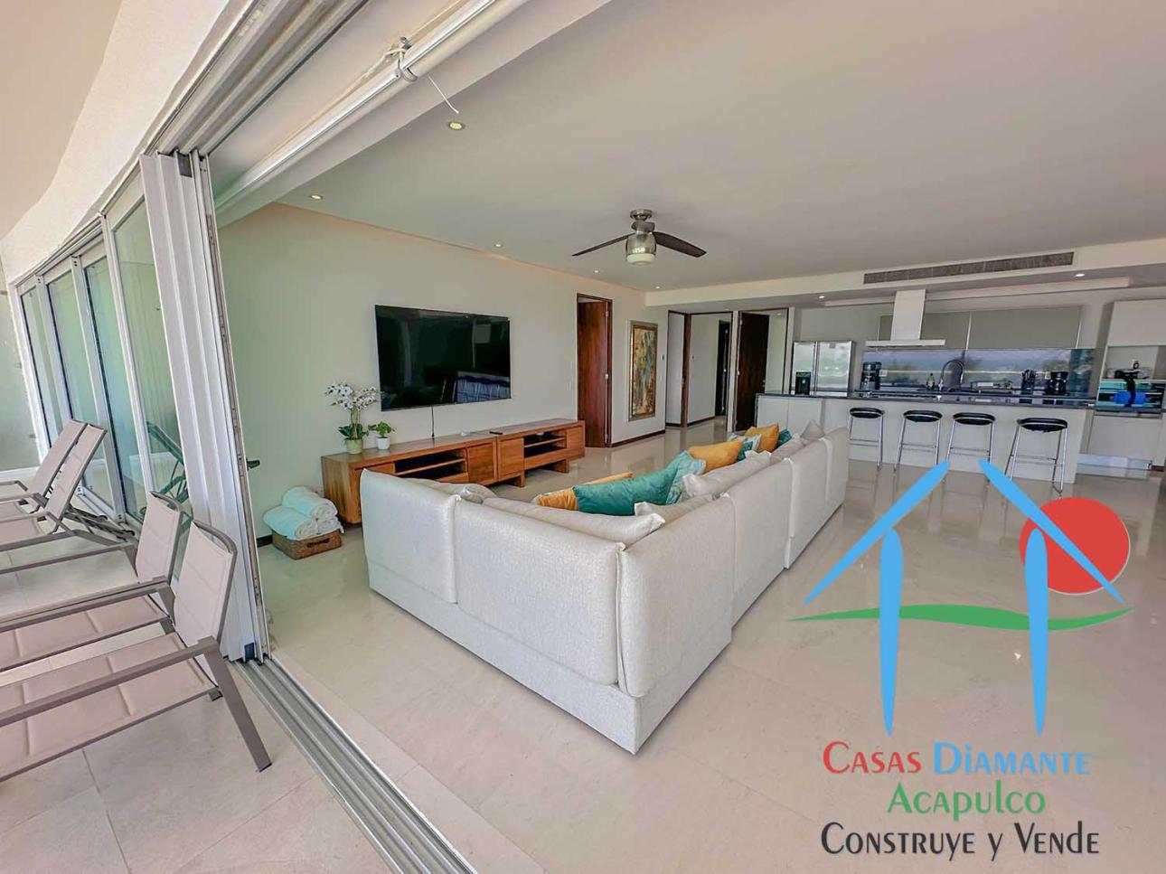 Departamento de playa con 4 rec y terraza con vista al mar — foto 4