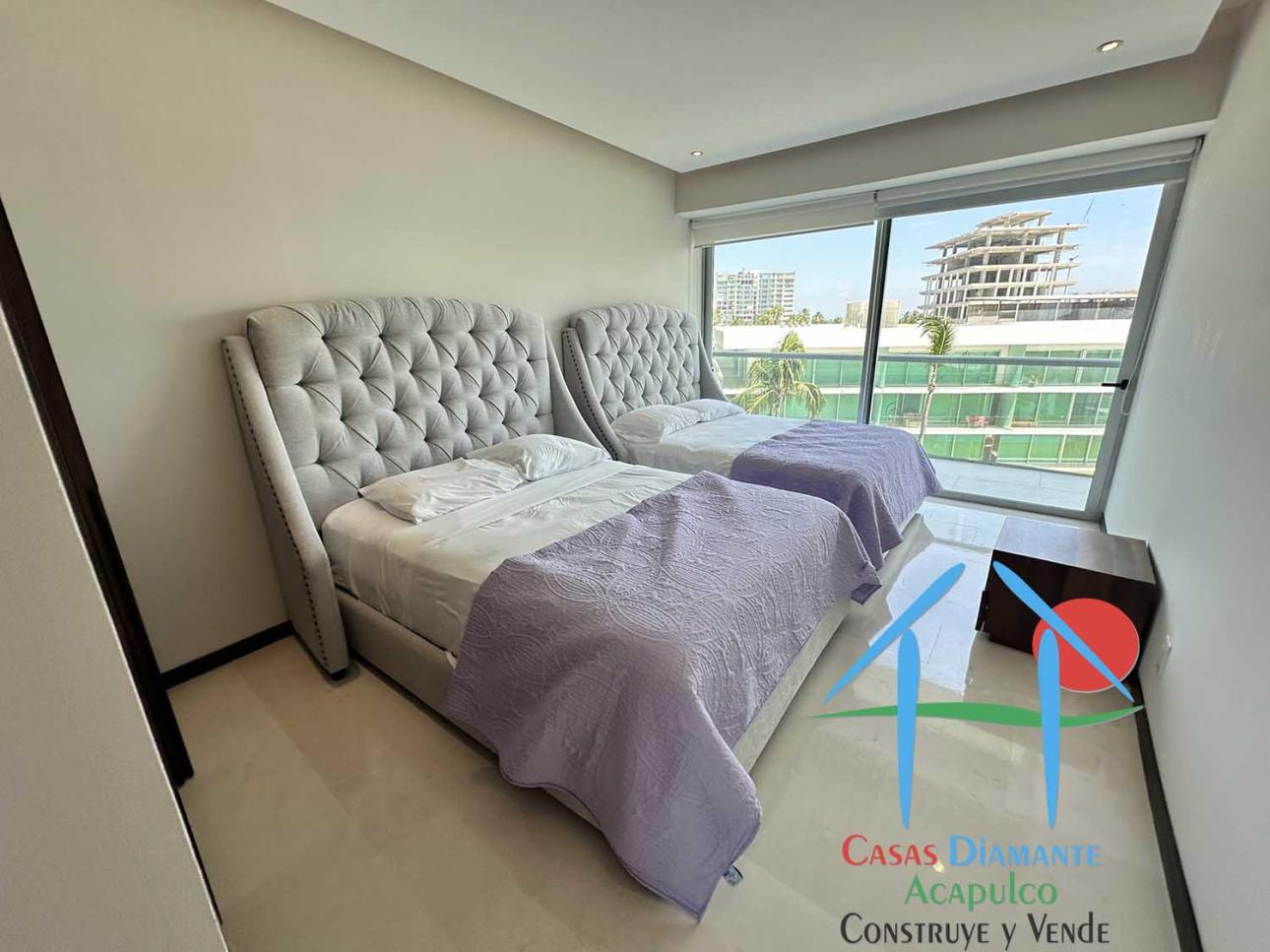 Departamento de playa con 4 rec y terraza con vista al mar — foto 15