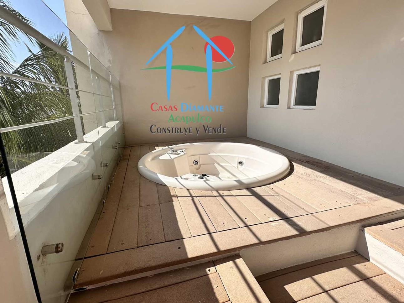 Departamento con terraza, jacuzzi y vista a la alberca — foto 8