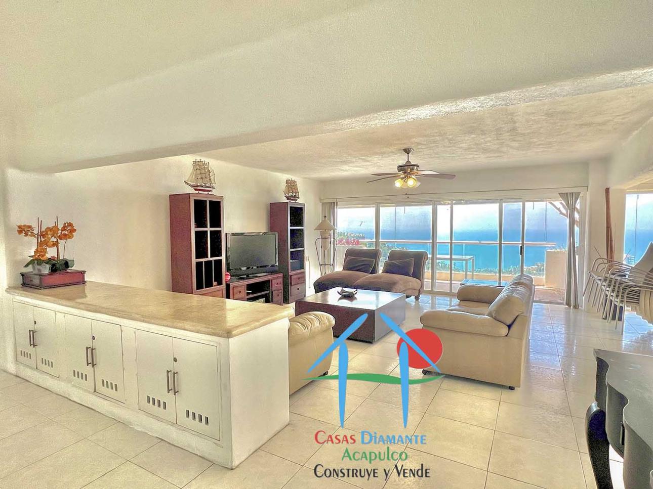 Departamento con 4 recámaras y terraza con vista al mar — foto 4