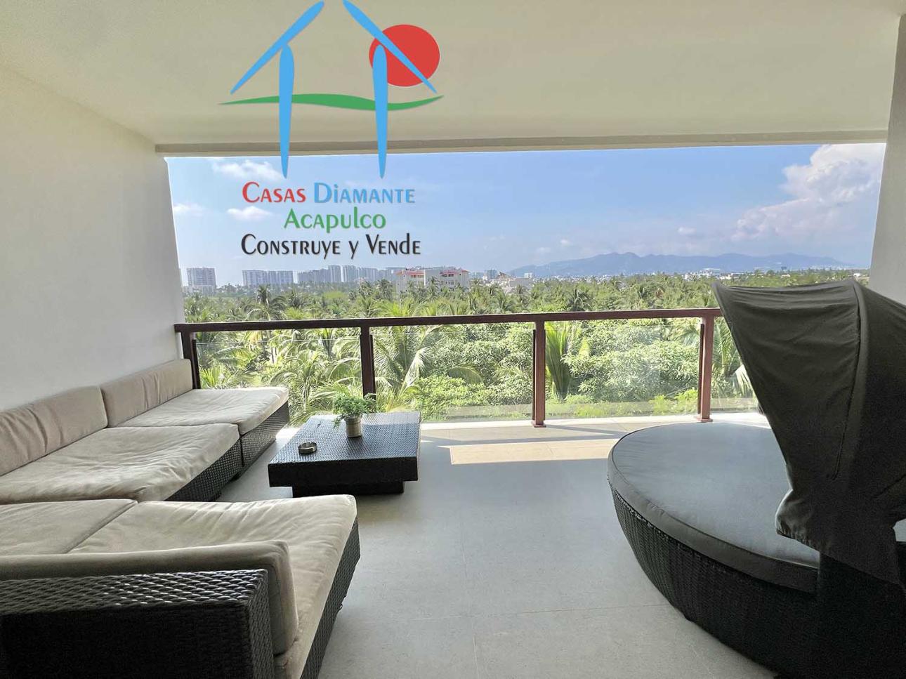 Depa de 4 recámaras con terraza y vista a las albercas — foto 5