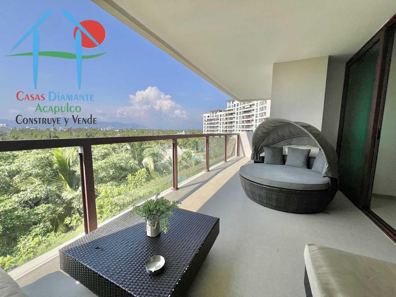 Depa de 4 recámaras con terraza y vista a las albercas — foto 6
