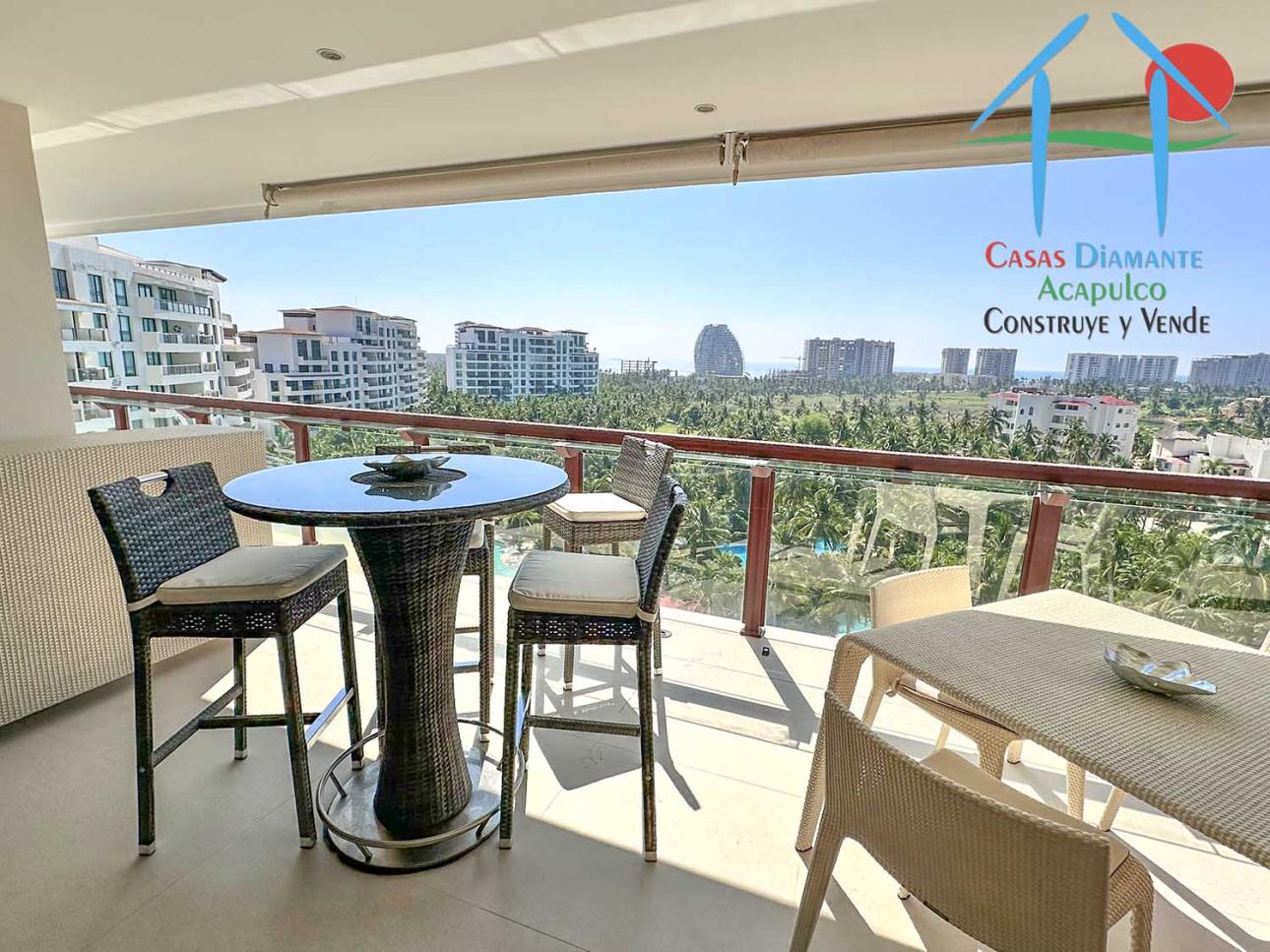 Depa con 6 rec en Playa Diamante. Terraza y vista al mar — foto 7