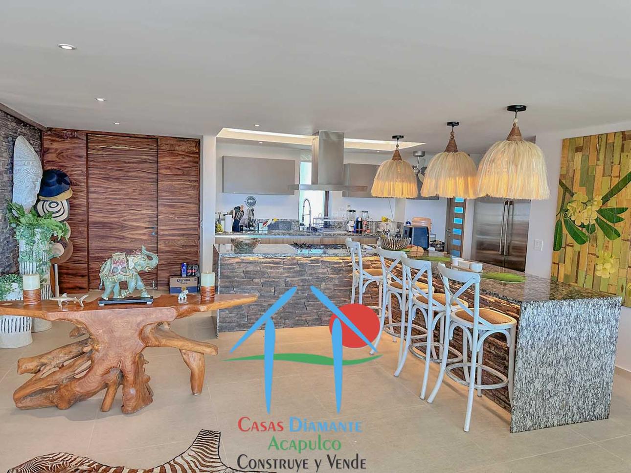 Depa con 6 rec en Playa Diamante. Terraza y vista al mar — foto 9