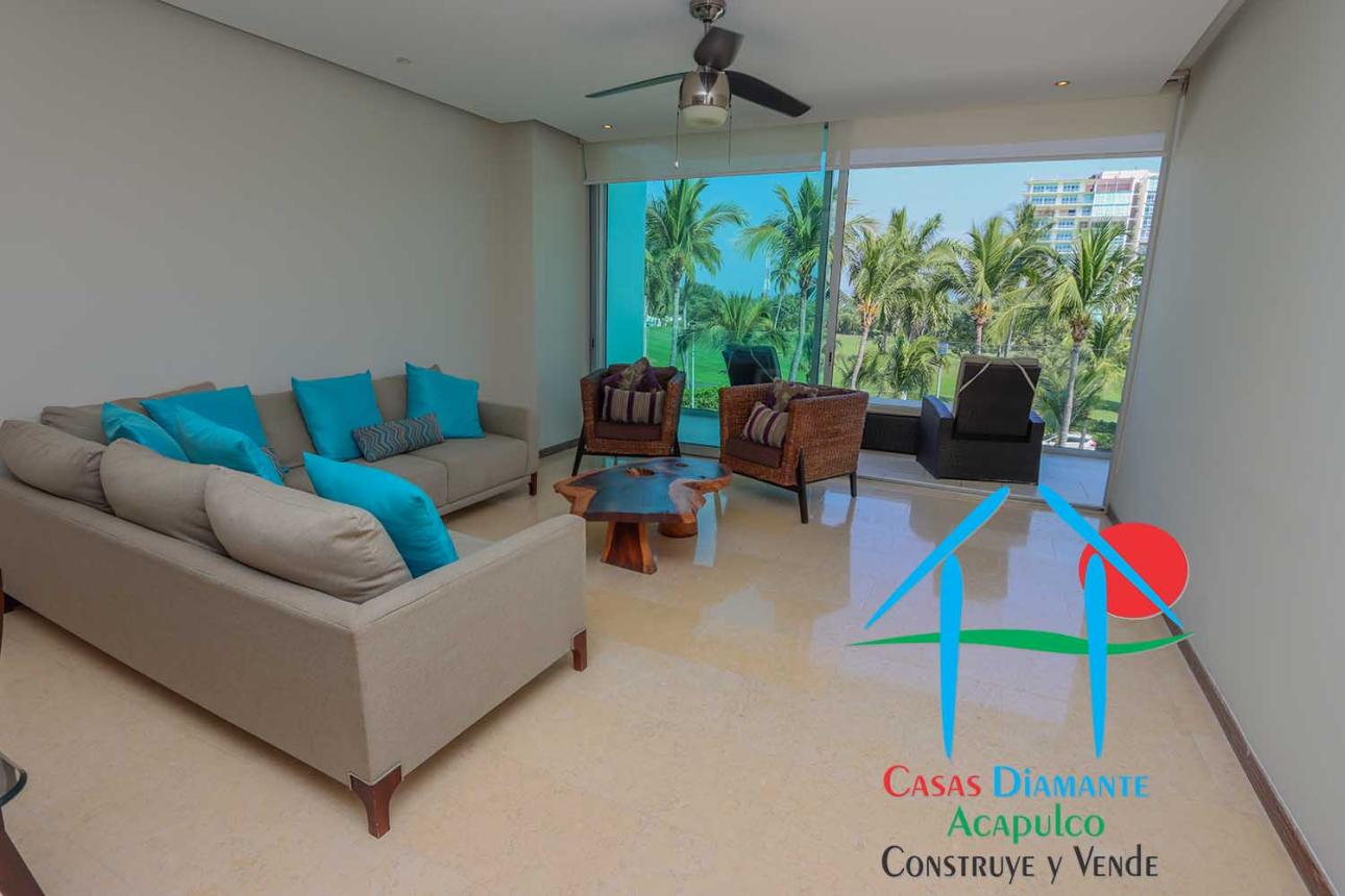 Depa con 4 recámaras y terraza con vista al campo de golf — foto 4