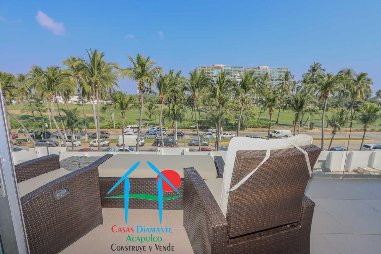 Depa con 4 recámaras y terraza con vista al campo de golf — foto 7