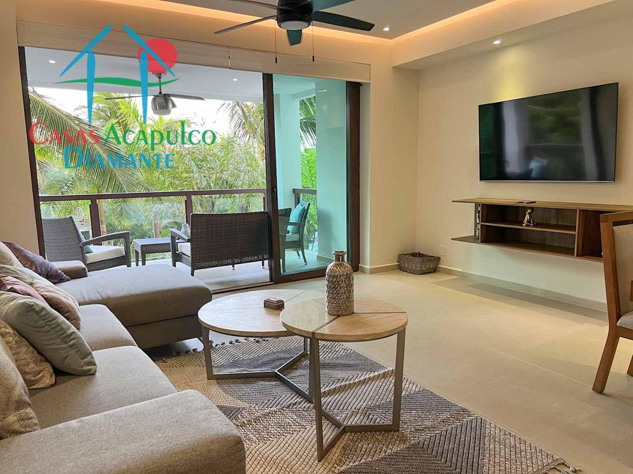 Depa en condominio de playa con 2 recámaras - 3