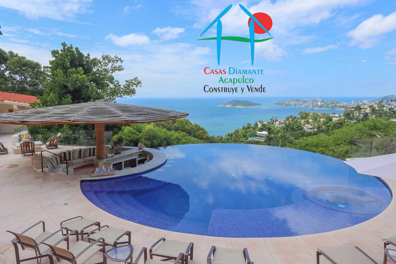 Casa con terraza, alberca, jacuzzi, pool bar y vista al mar - 7