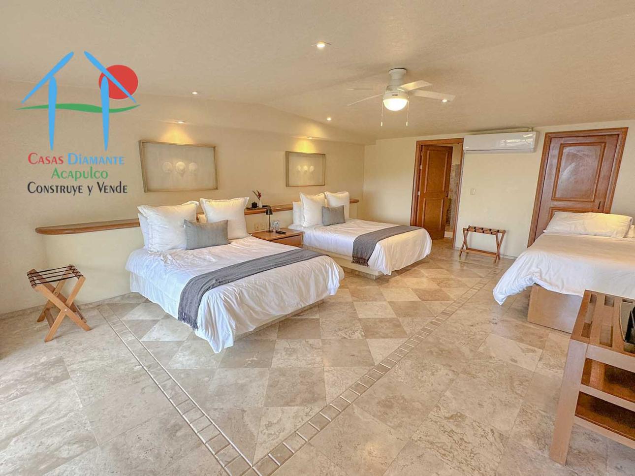 Casa con terraza, alberca, jacuzzi, pool bar y vista al mar - 13