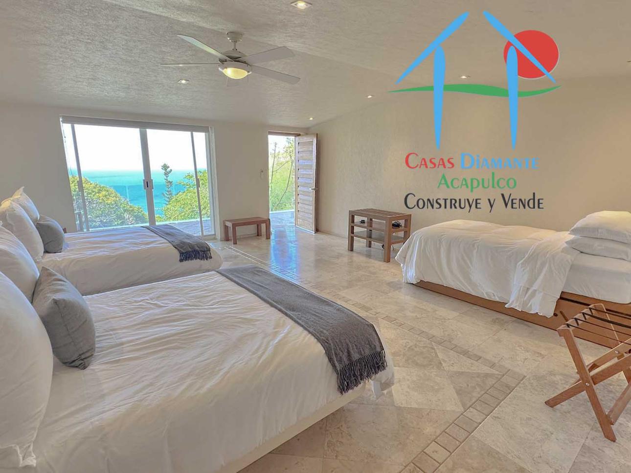 Casa con terraza, alberca, jacuzzi, pool bar y vista al mar - 17