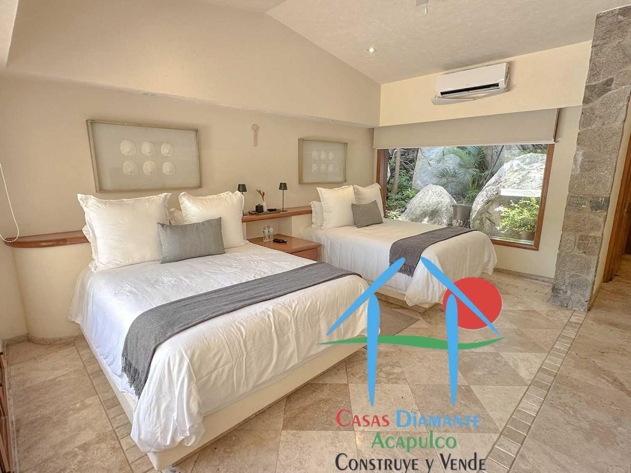 Casa con terraza, alberca, jacuzzi, pool bar y vista al mar - 16