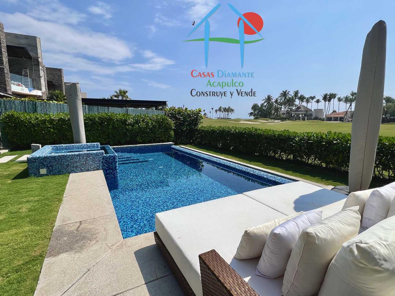 Casa con alberca, jacuzzi privados y vista al campo de golf — foto 13