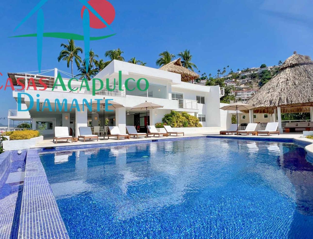 Cancha de pádel privada, 2 albercas, jacuzzi y vista al mar