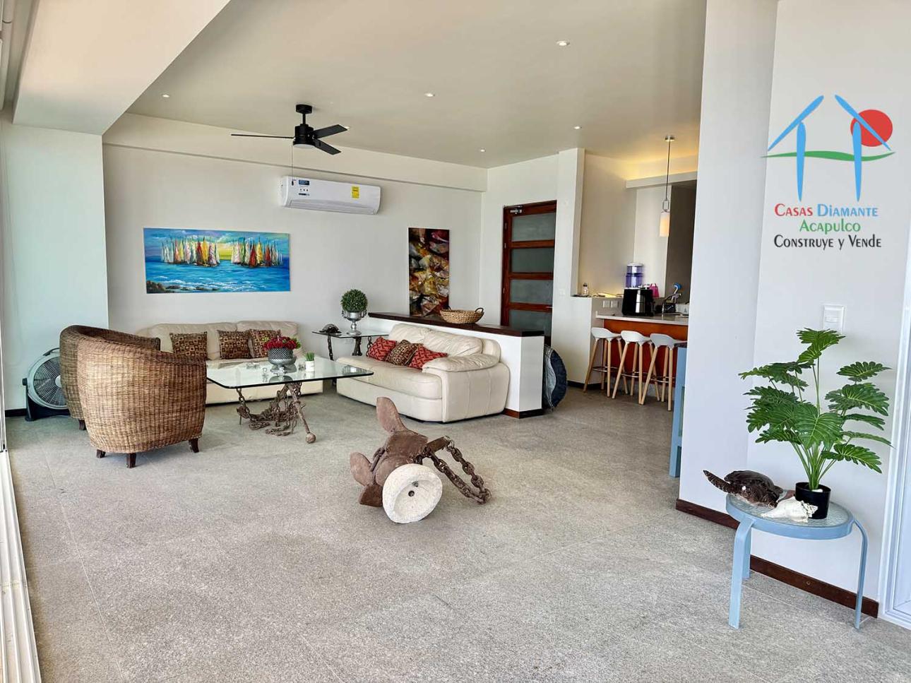 Depa de playa con 3 recámaras y terraza con vista al mar — foto 4