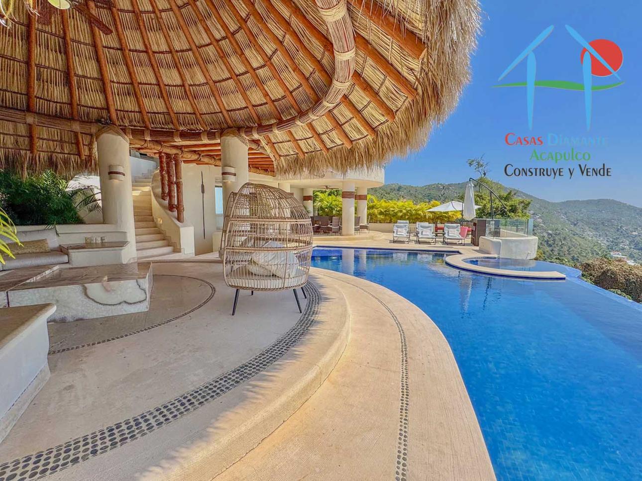 Terraza con asoleadero, alberca, jacuzzi y vista al mar — foto 2