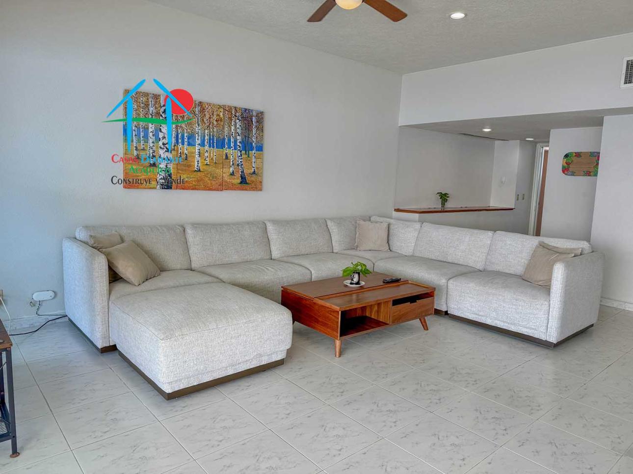 Departamento con 3 recámaras y terraza con vista al mar — foto 4