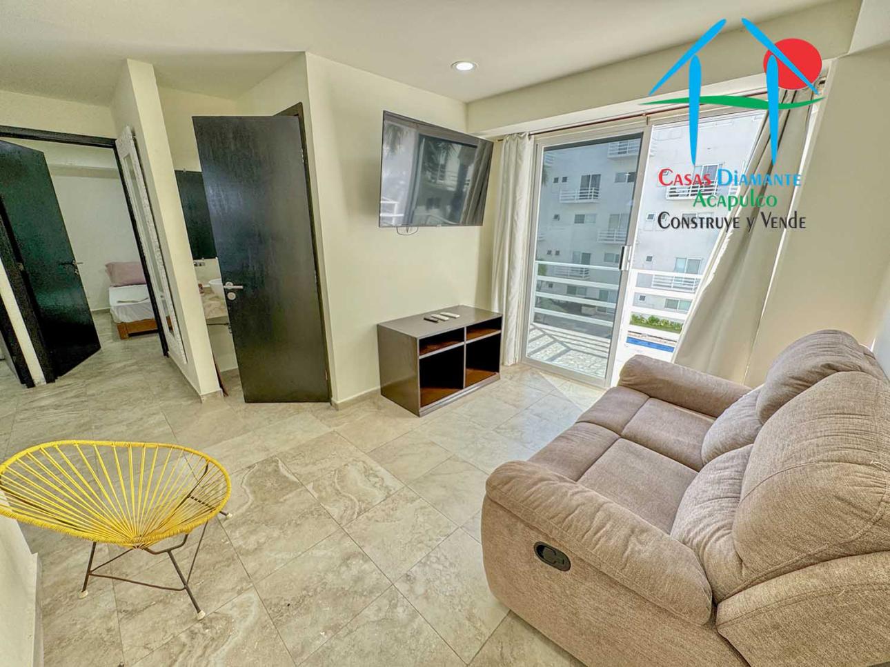 2 recámaras, 2 baños, balcón con vista las áreas comunes — foto 4
