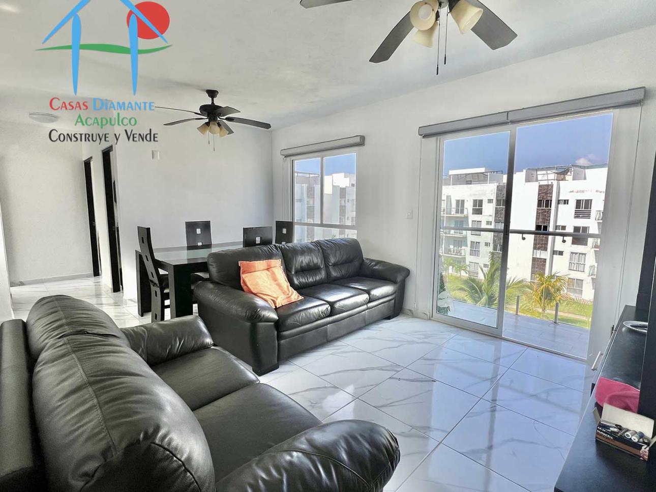 2 recámaras y roof garden con vista a las áreas comunes