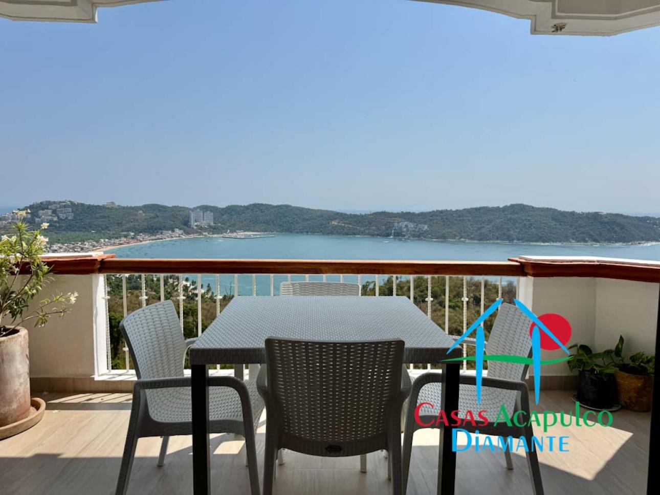 Depa con terraza y vista a la bahía de Puerto Marqués — foto 5