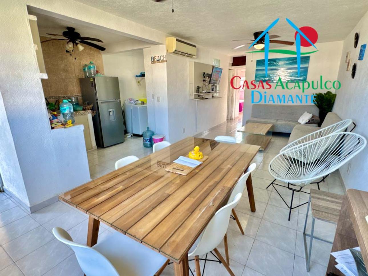 Departamento con 2 recámaras, Roof Garden con asador y barra
