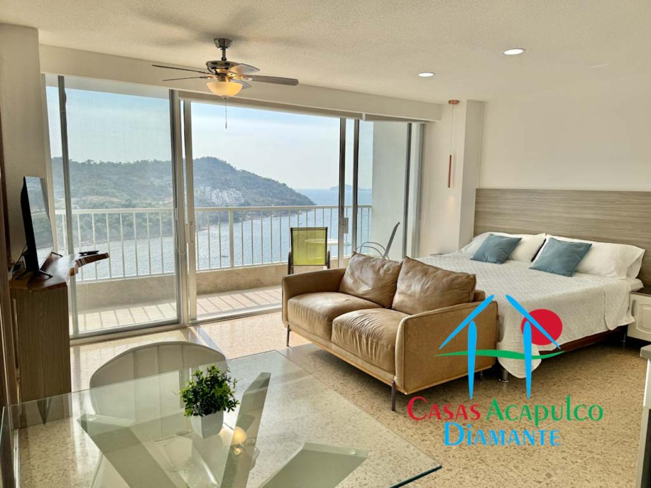 Departamento con 2 recámaras y vista al mar en Torreblanca