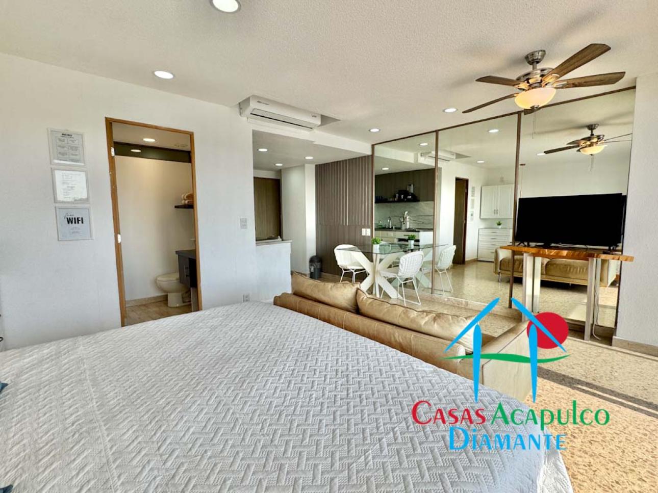 Departamento con 2 recámaras y vista al mar en Torreblanca — foto 7
