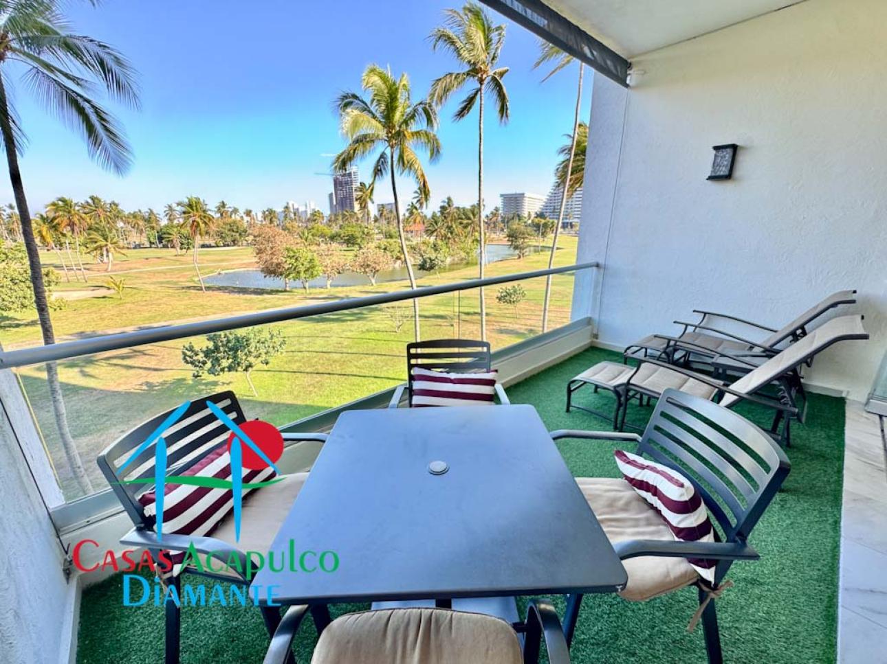 Depa con 2 recámaras y terraza con vista al campo de golf - 12