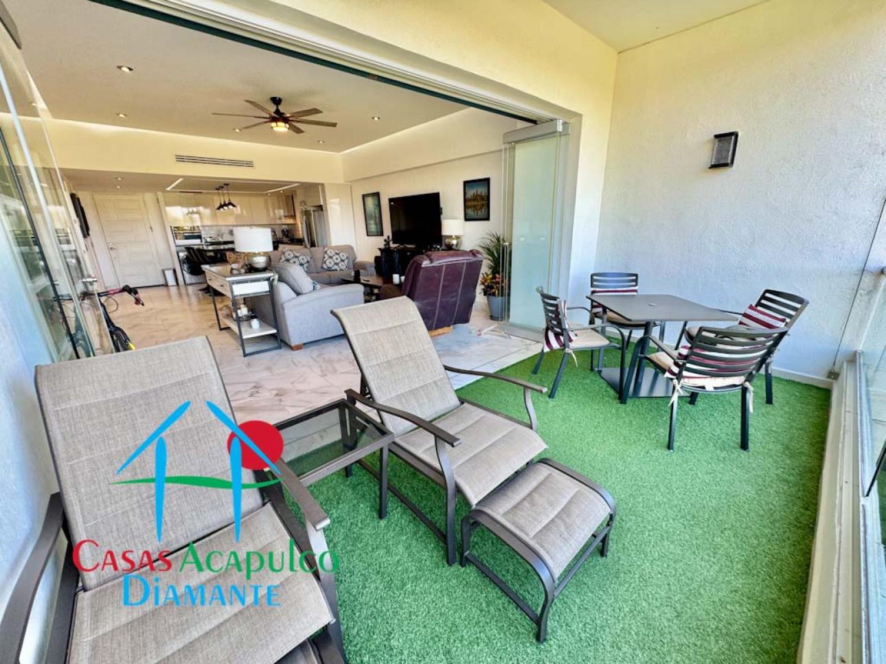 Depa con 2 recámaras y terraza con vista al campo de golf - 10