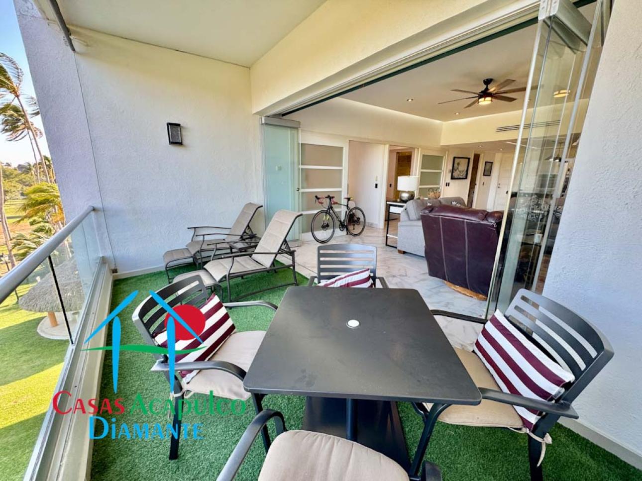 Depa con 2 recámaras y terraza con vista al campo de golf - 11