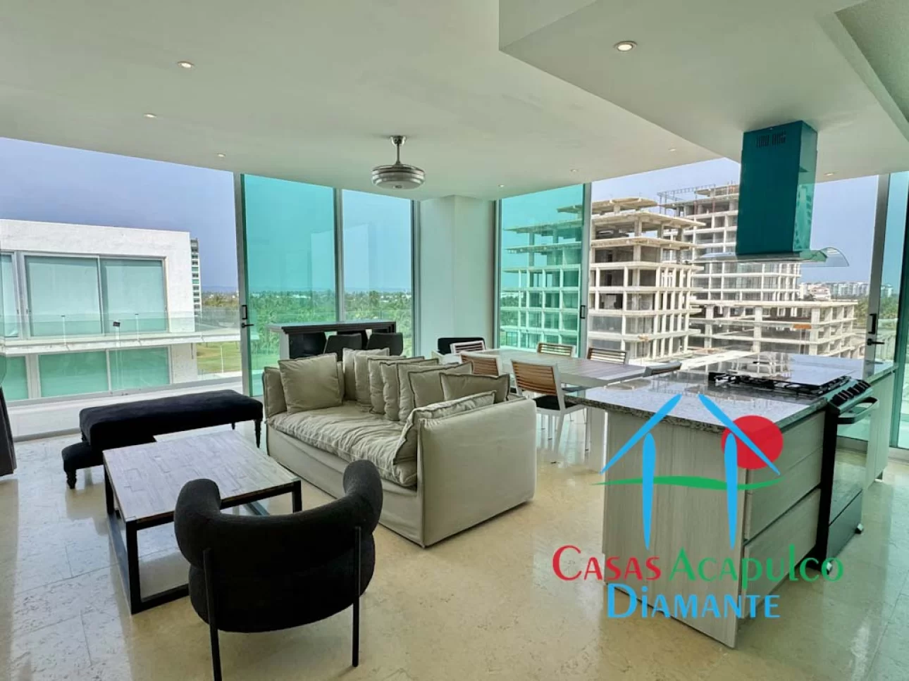 Departamento con terraza doble y vista parcial al mar — foto 5
