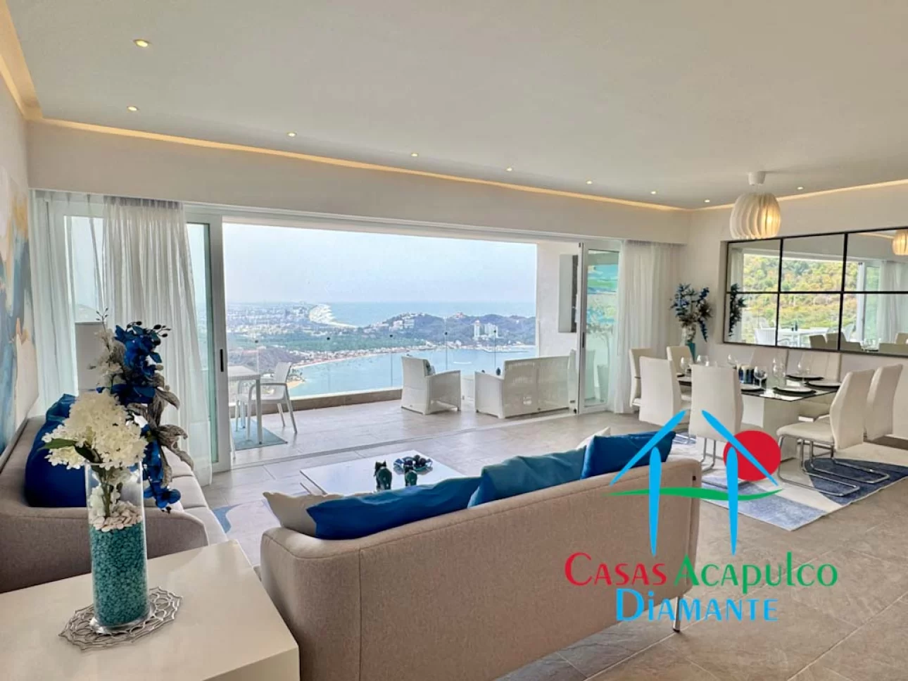 Nuevo, con terraza, vista al mar, ventanas anticiclónicas